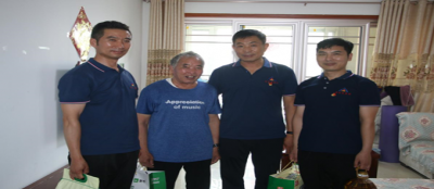 山东多盈在线app网页登录党委走访慰问退休老党员和困难党员